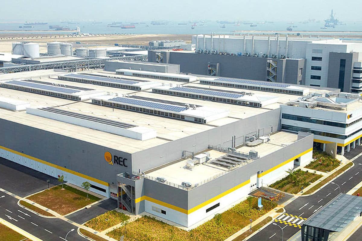 REC Solar Production Manufacturing Facility in Tuas, Singapore